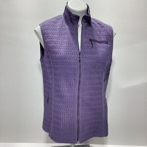 Artifacts The Collection Purple Textured Vest